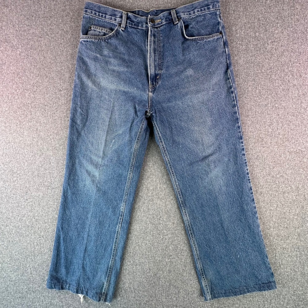 Levi's Jeans Mens 38x30 560 Comfort Fit Blue Orange Tab Tapered Leg 50639-0214